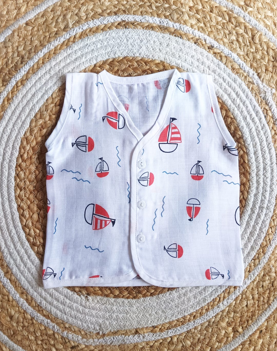 Muslin Jabla - Sailboat