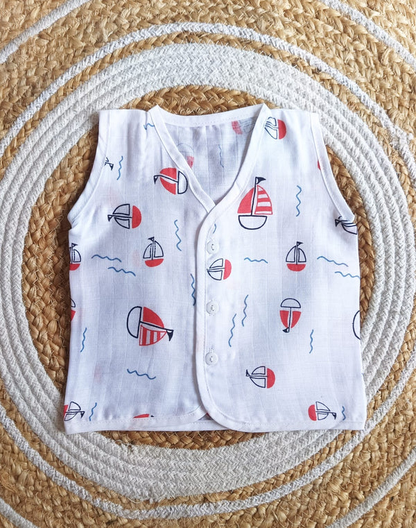 Muslin Jabla - Sailboat