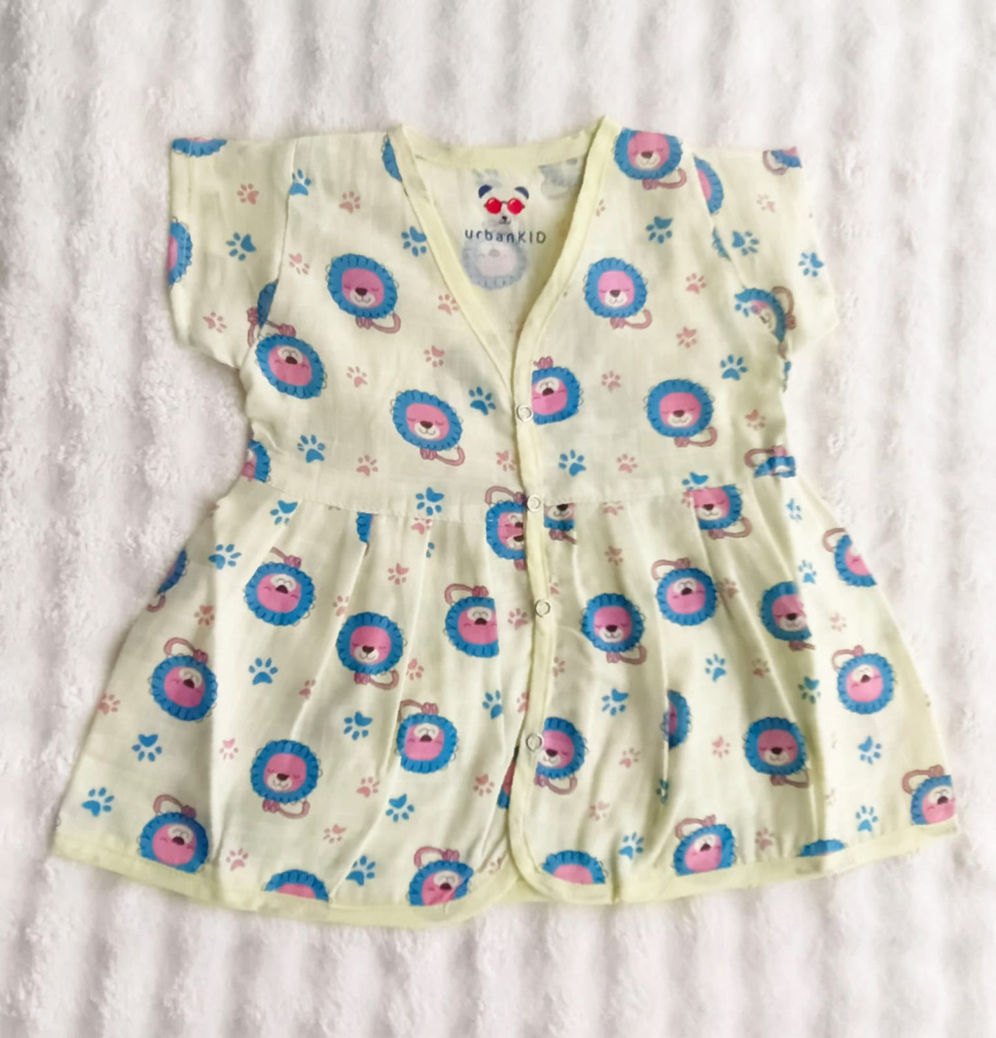 Baby Frock - Cute Lion