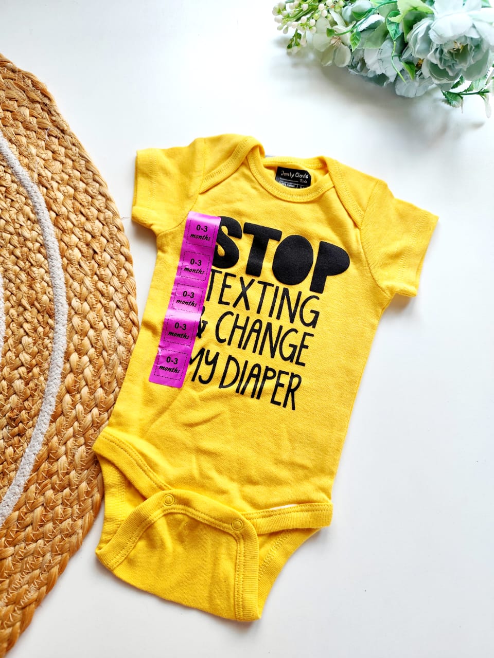 Onesies - Stop Texting Change My Diaper
