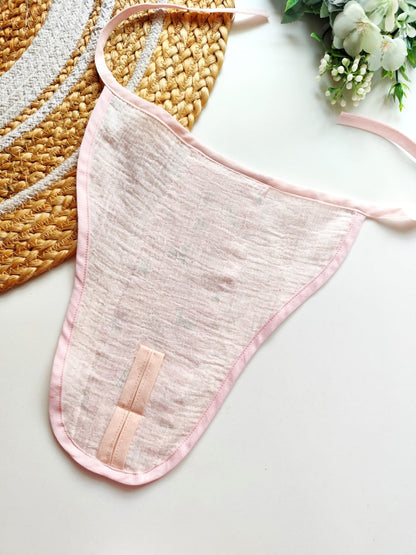 Muslin 3 Layered Nappies - Pink