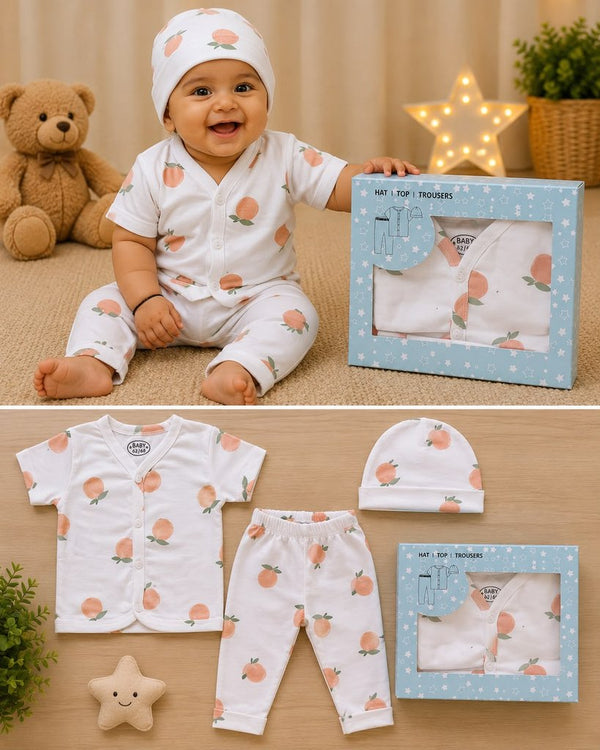 White Peach Print