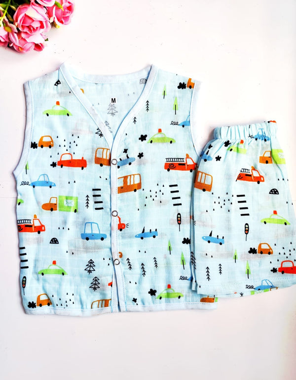 Muslin Color Co-Ord Blue