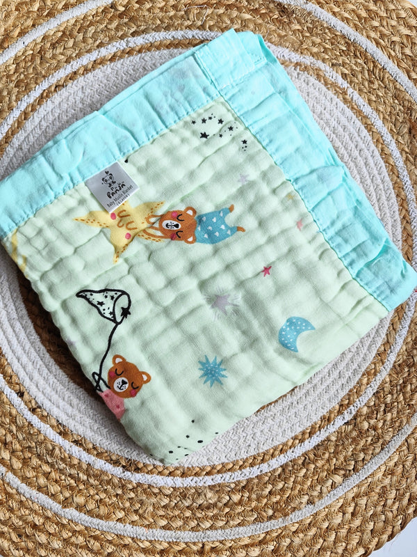 Colored Muslin Blanket(110*110 cm)