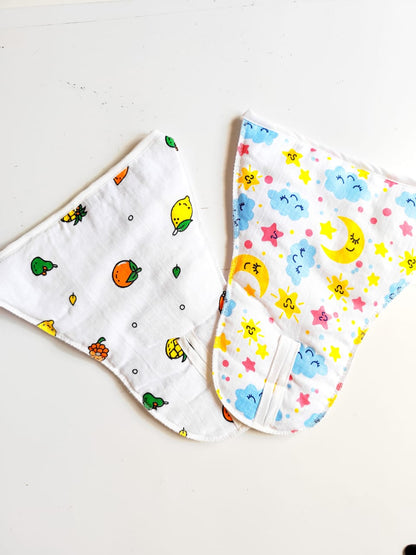 Muslin Sponge Nappies - Pack of 2 (0 - 6 Months) (Random Prints) image 3