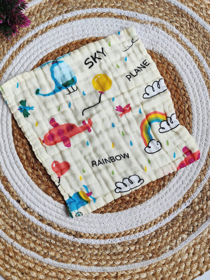 Muslin Colored Wipes - Crinkled 6 Layered image 5