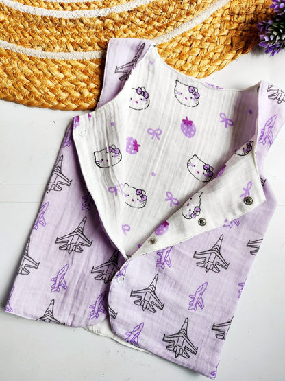 Reversible Muslin Jabla (Open to Check Print Variations) image 6