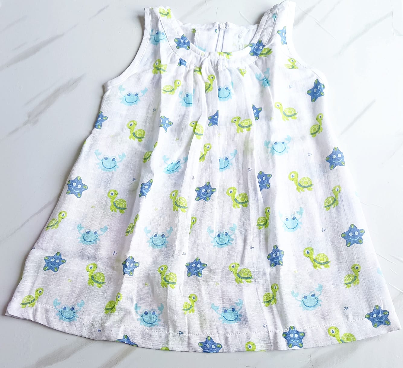 Muslin Zip Frocks (1 - 2 Years) image 2