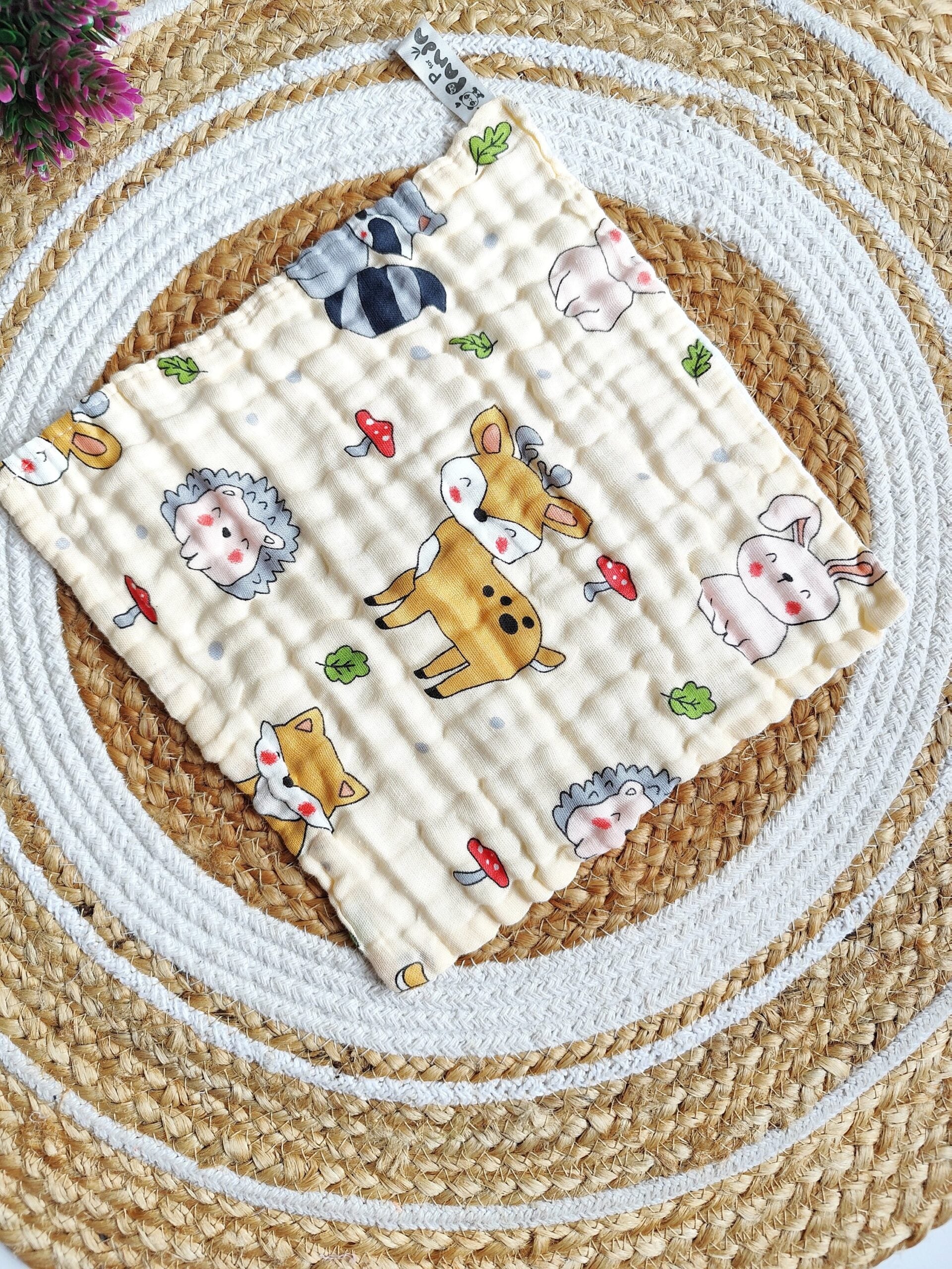 Muslin Colored Wipes - Crinkled 6 Layered image 10