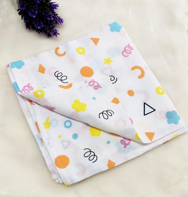 Muslin Swaddle - Geo Shapes Print