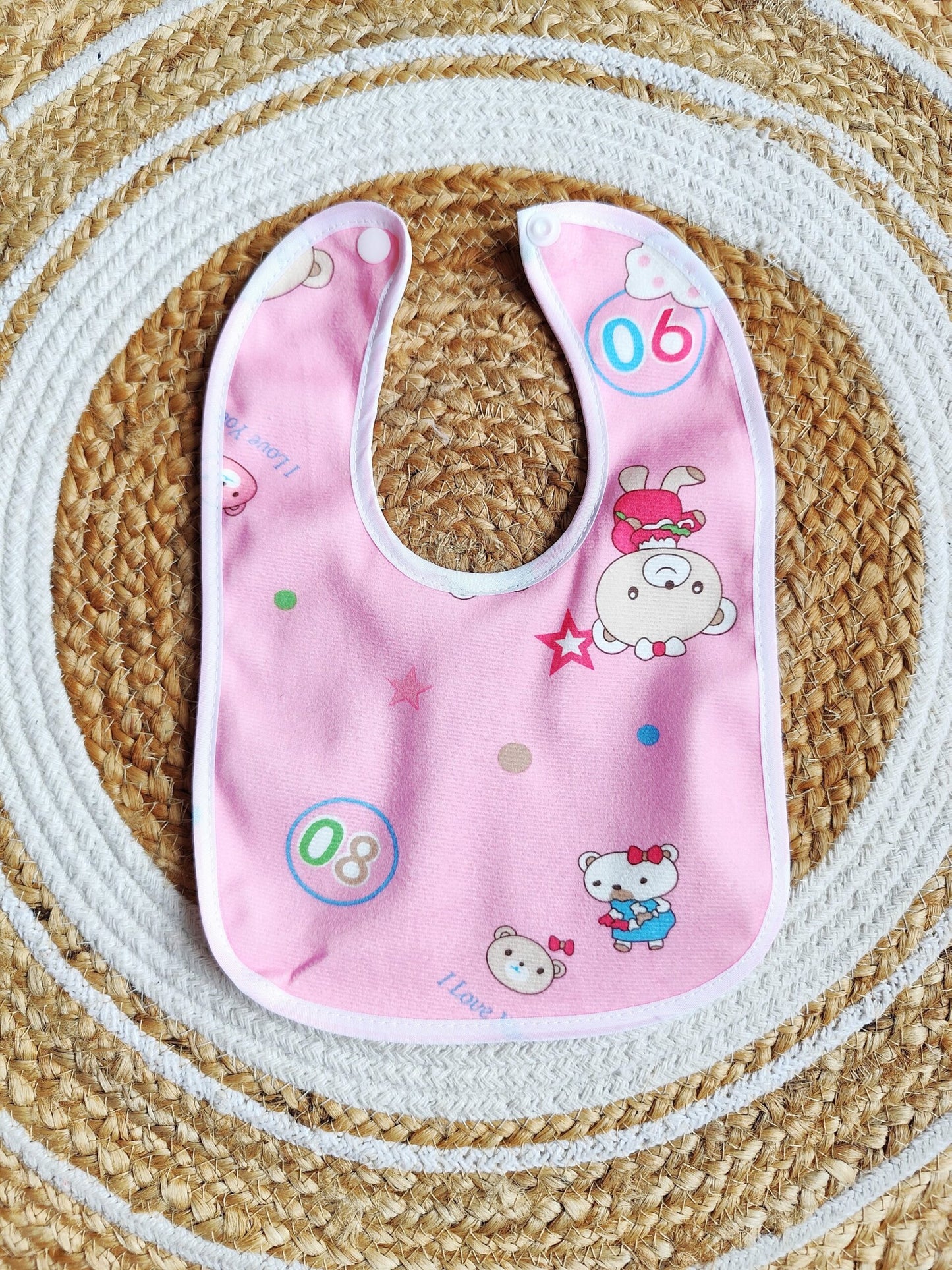 Waterproof Bib - Pink image