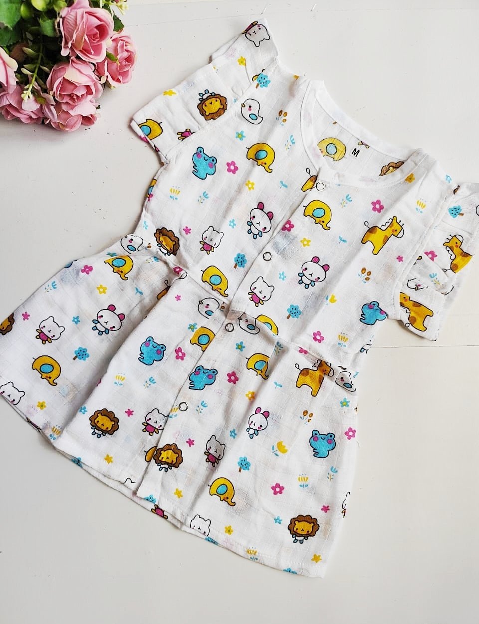 Muslin Frill Hand Frocks (0 - 6 Months) image 0