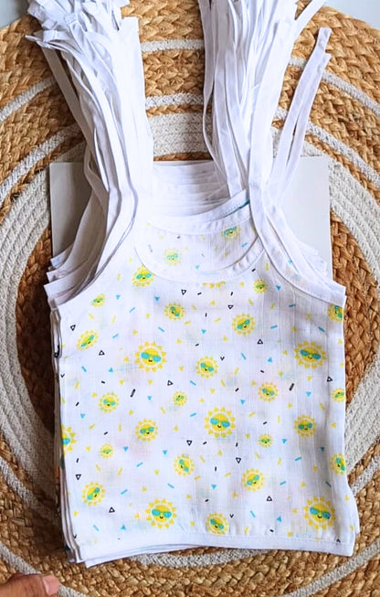 Muslin Knot Jablas (0 - 3 Months) - Sun Print image