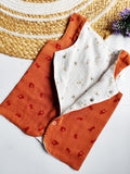 Orange+WhiteFloral