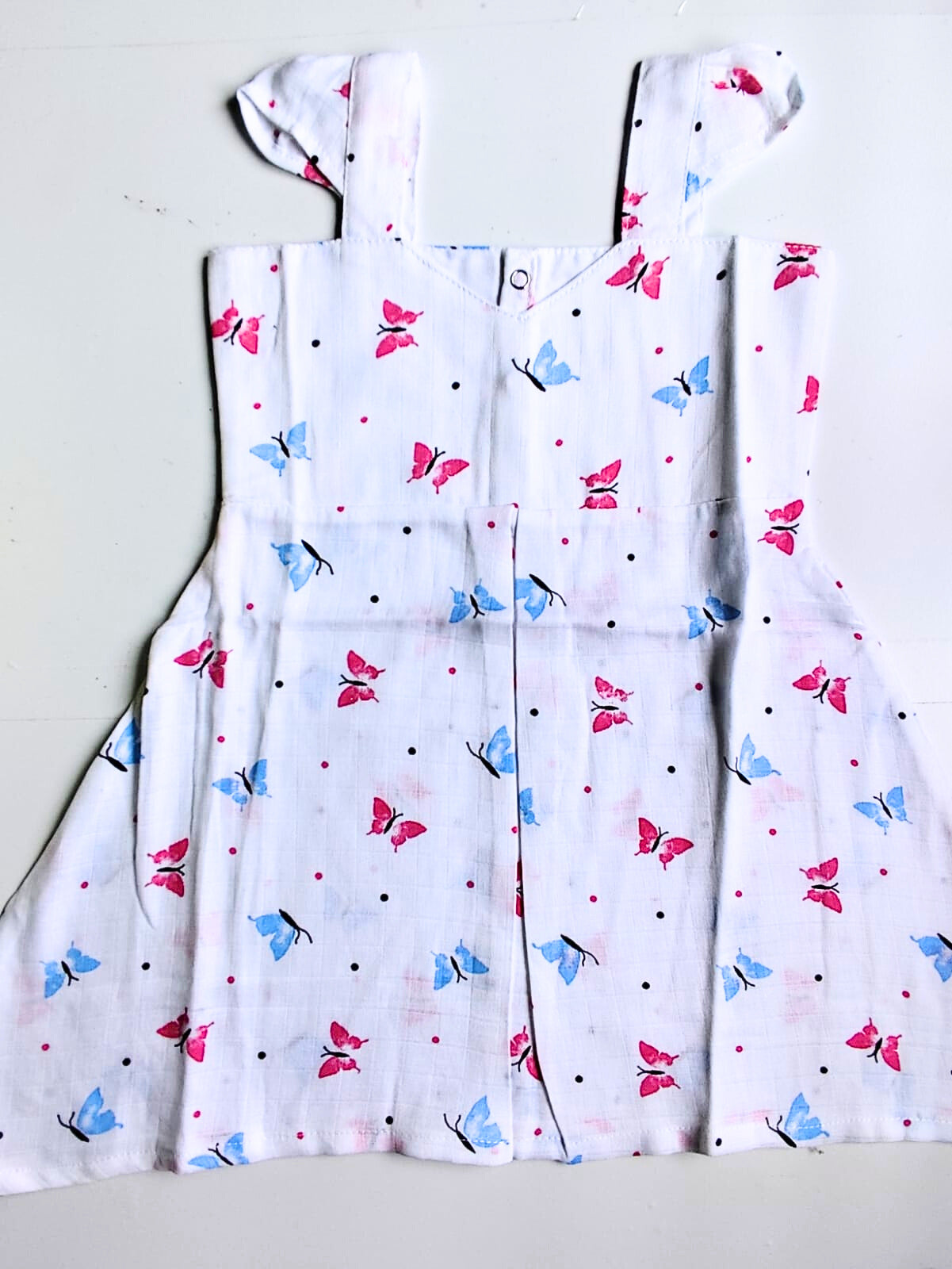 Muslin Strap Frocks image 12