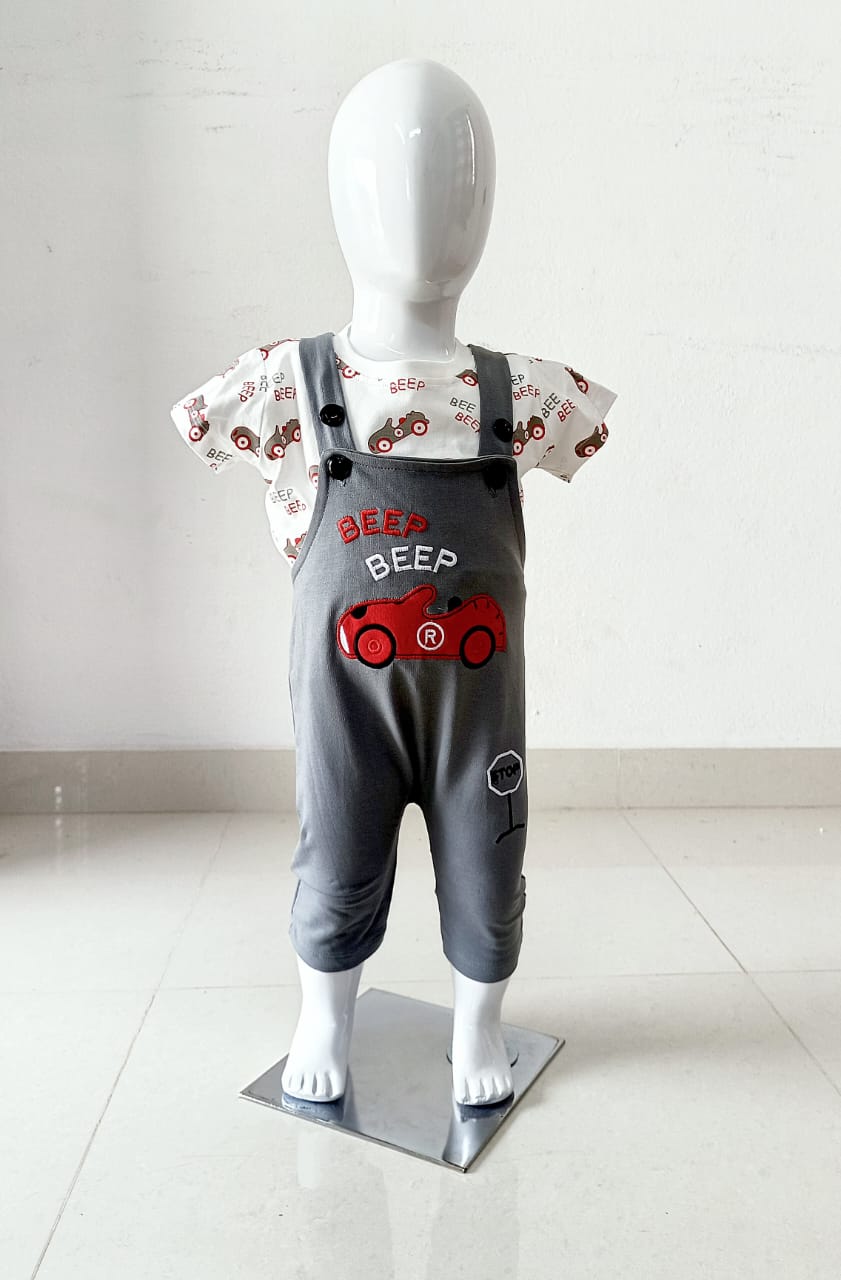 Beep Beep Dungaree Set image 0