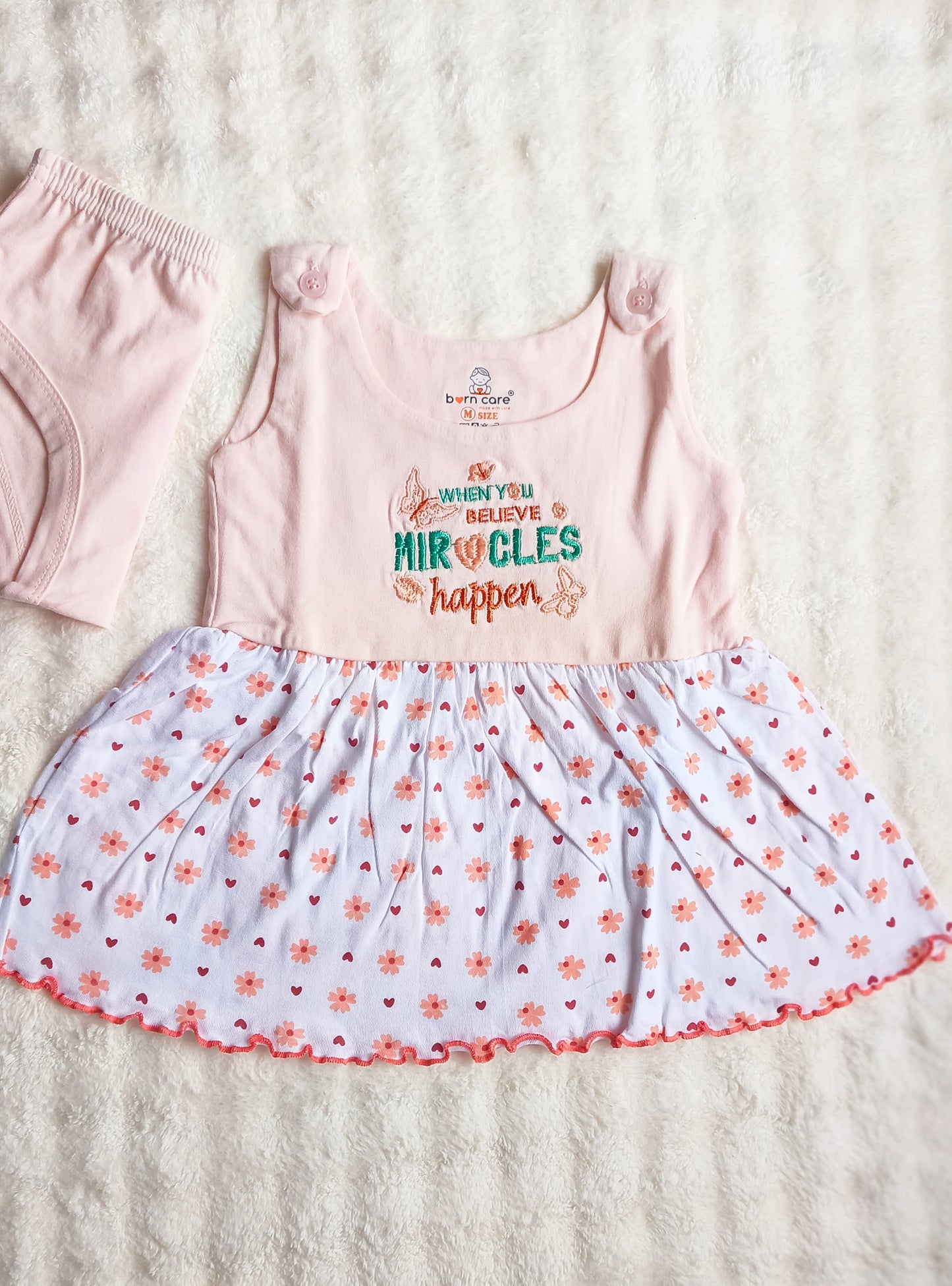 Cotton Shoulder Button Frock