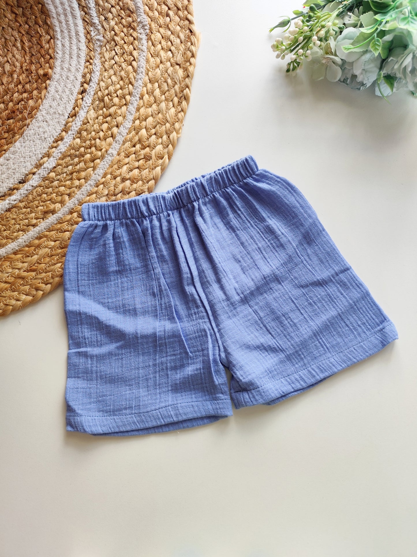 Muslin Trousers - Blue