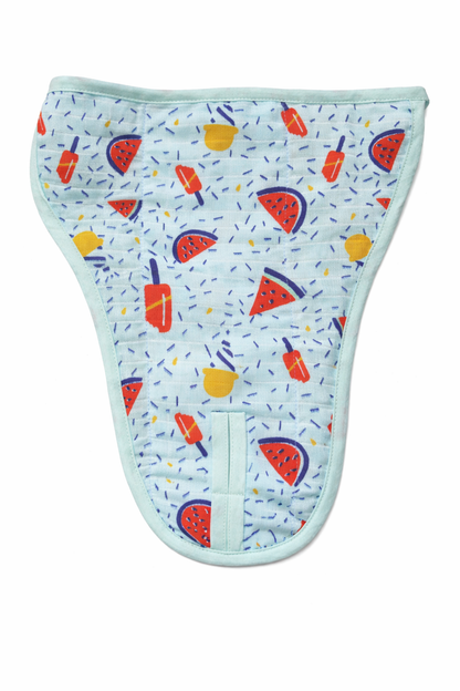 Double Gauze Coloured Muslin Nappy (Random Prints)