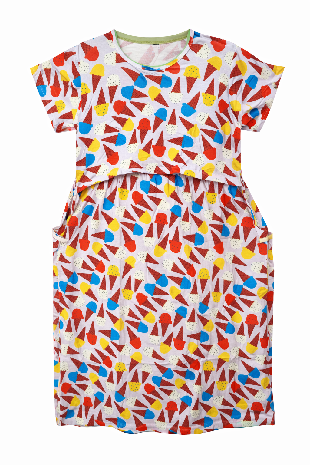 Maternity Lounge Wear - Ice Cream Print (XXL)