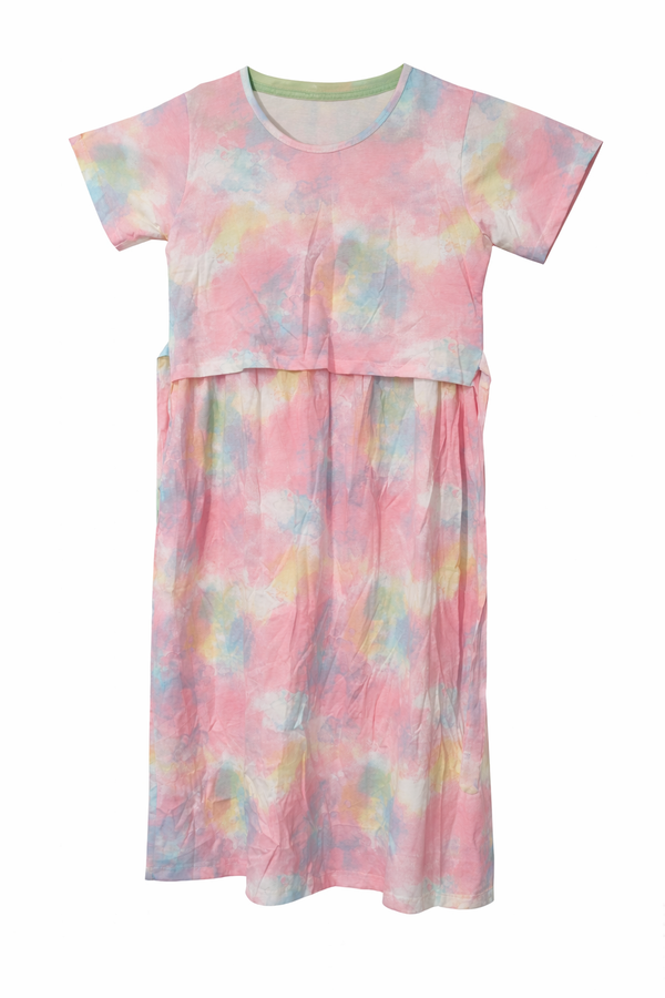 Maternity Lounge Wear - Tie and Dye (XL)