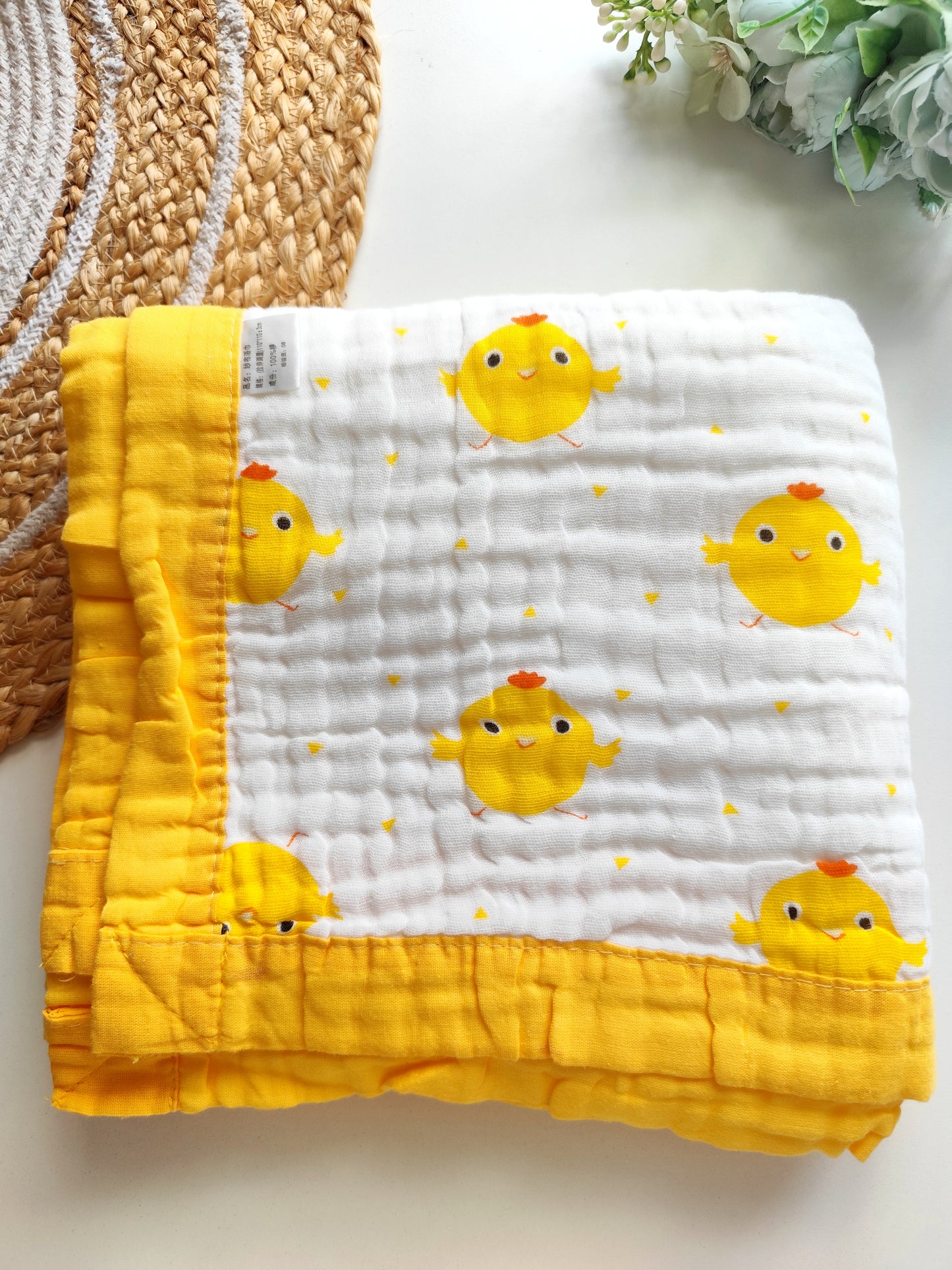 Crinkled Muslin Blanket (6Layered)