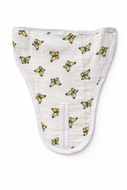 Double Gauze White Muslin Nappy (Random Prints)