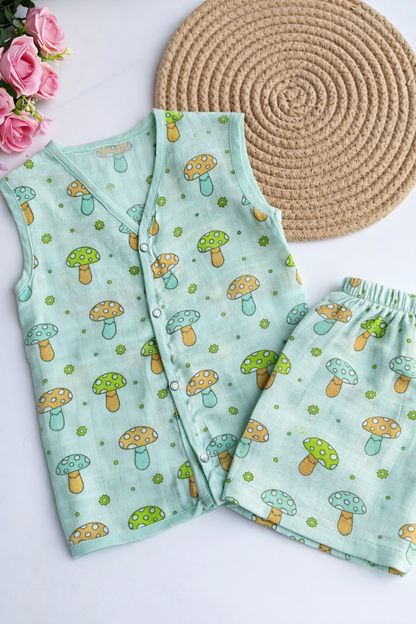 Muslin Coloured Co-Ord - Mushroom