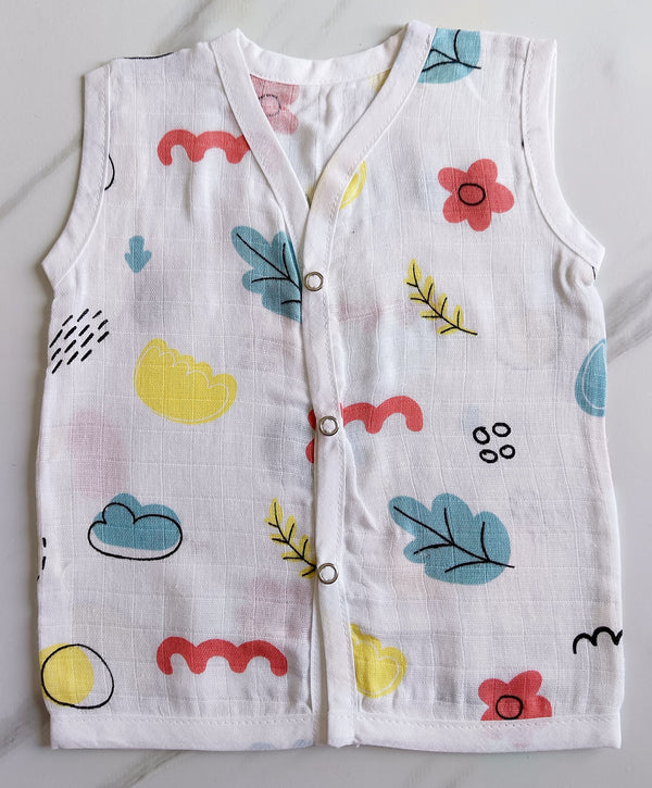 Muslin button jablas "BEANS"