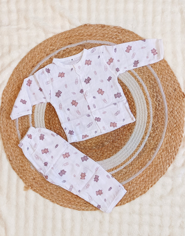 Muslin Night Suits - Teddy