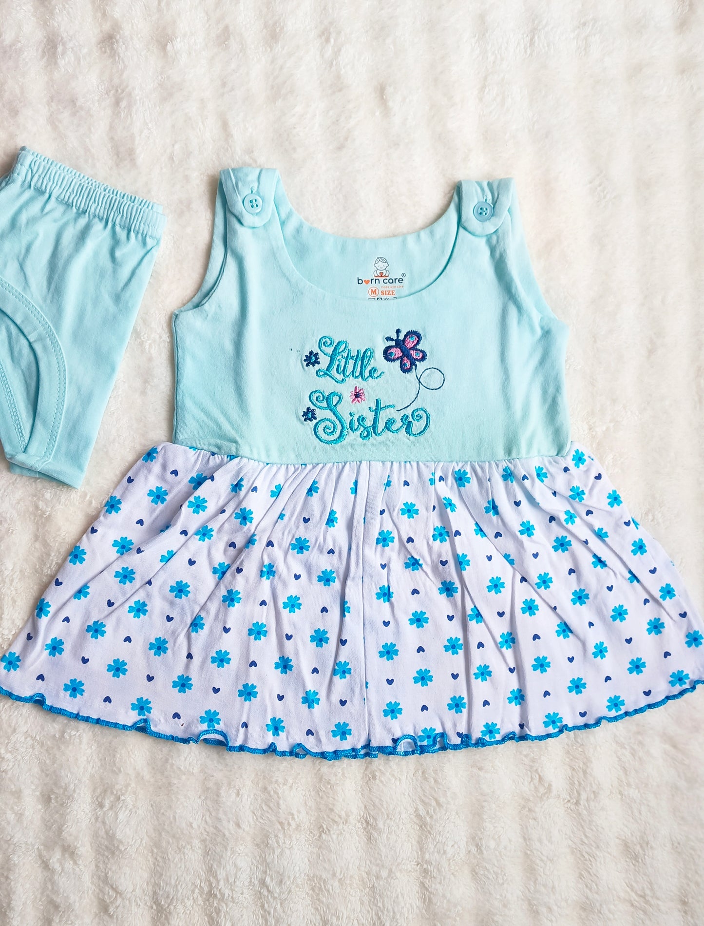 Cotton Shoulder Button Frock
