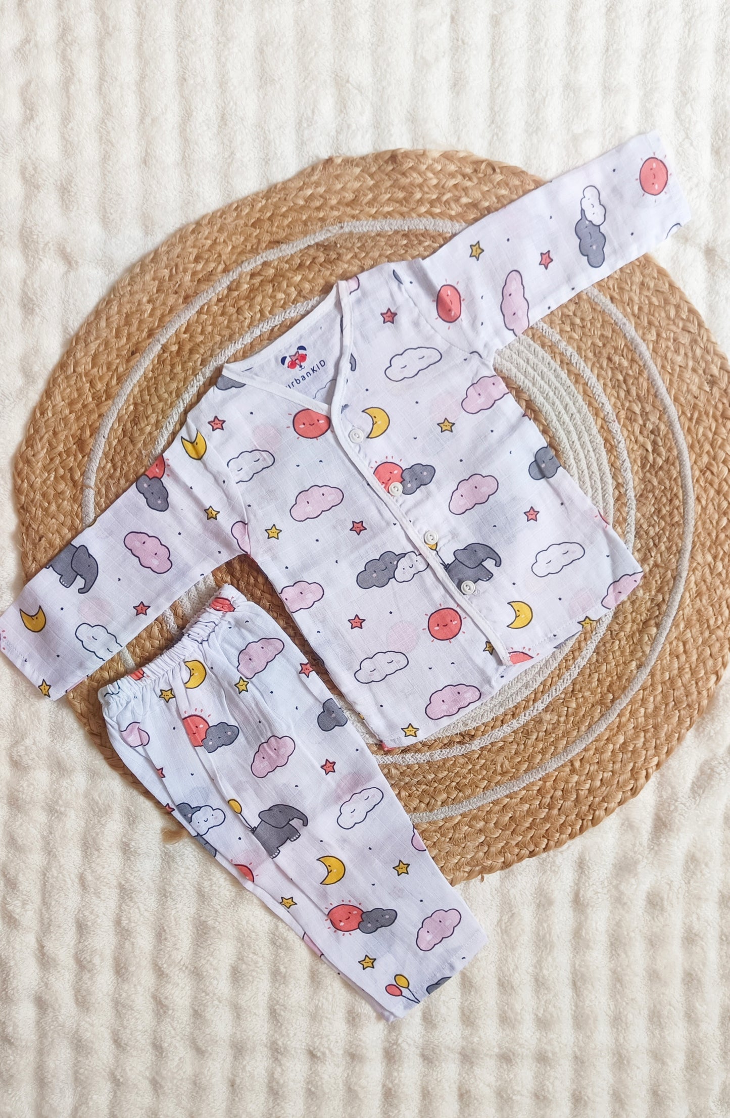 Muslin Night Suits (6 - 12 M)