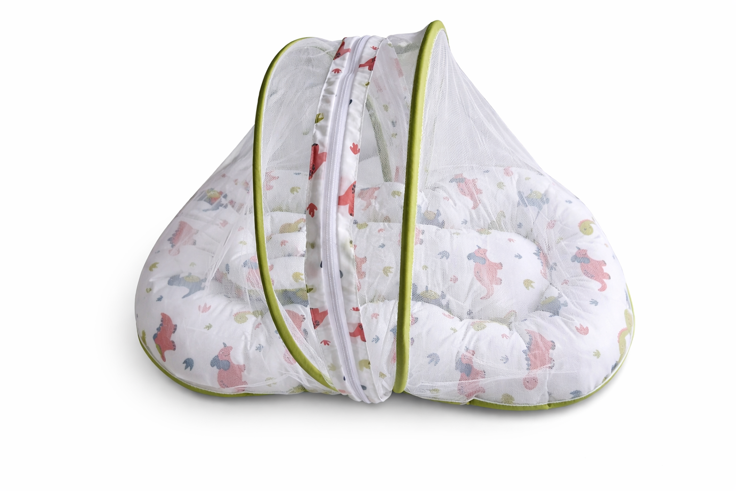 Organic Cotton Sleeping Net Bed - Dino Print