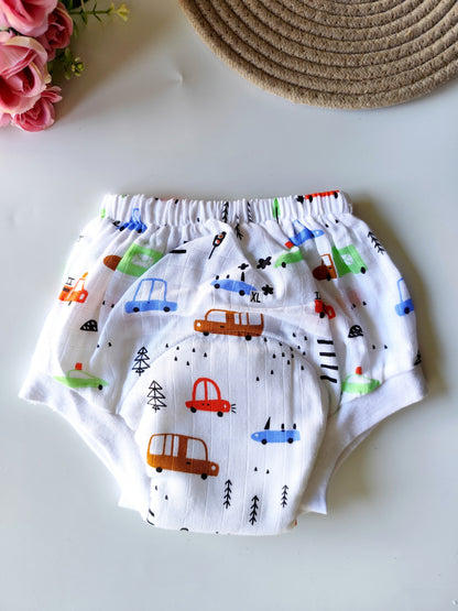 Muslin Padded Underwear - Car