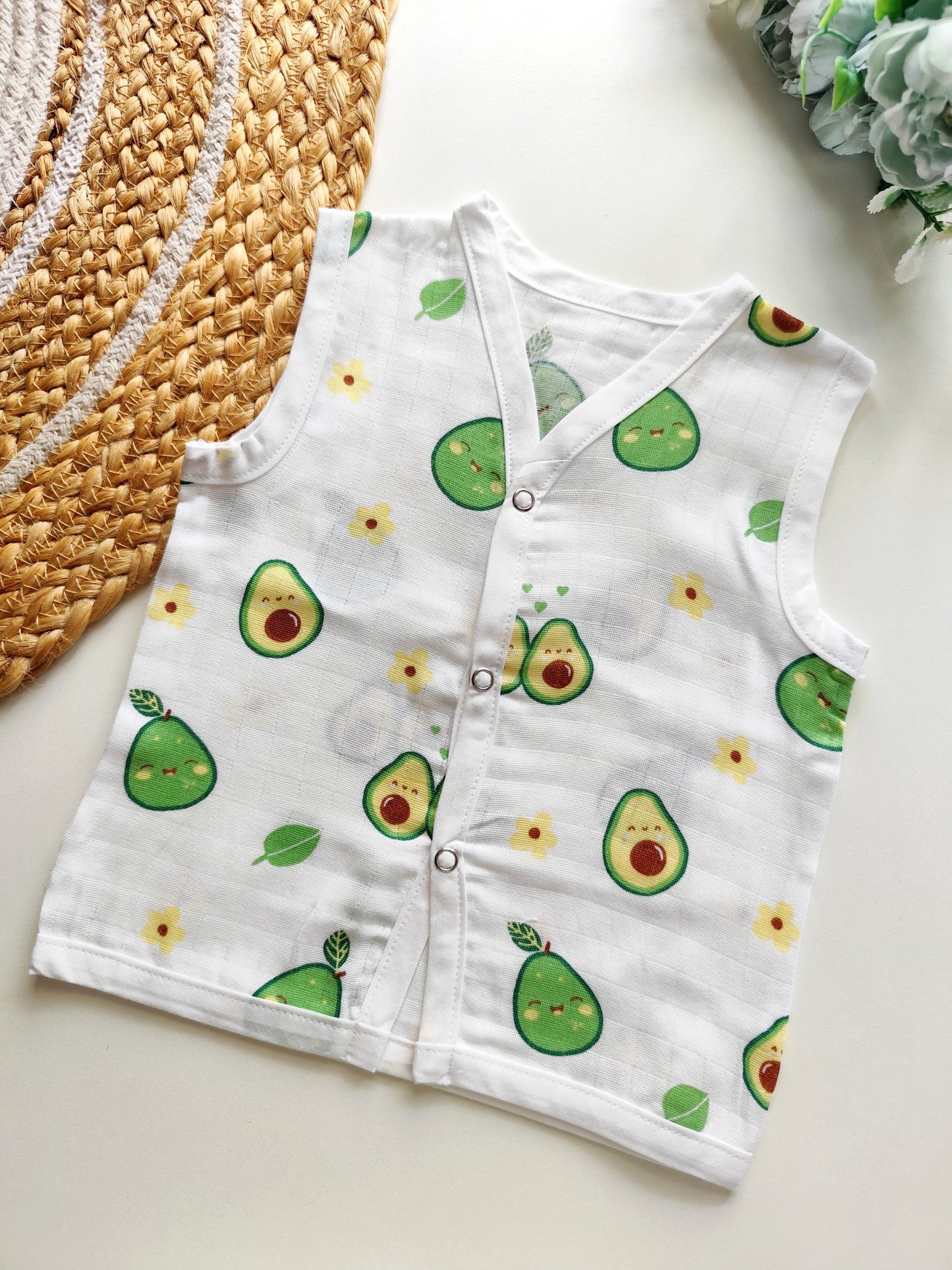 Muslin Jablas - Avocado