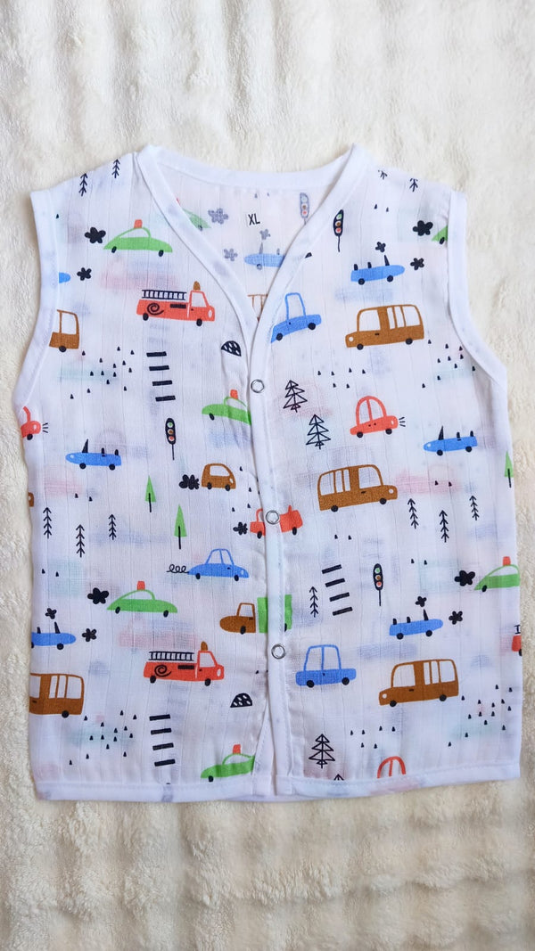 Muslin Button Jablas - Vehicles