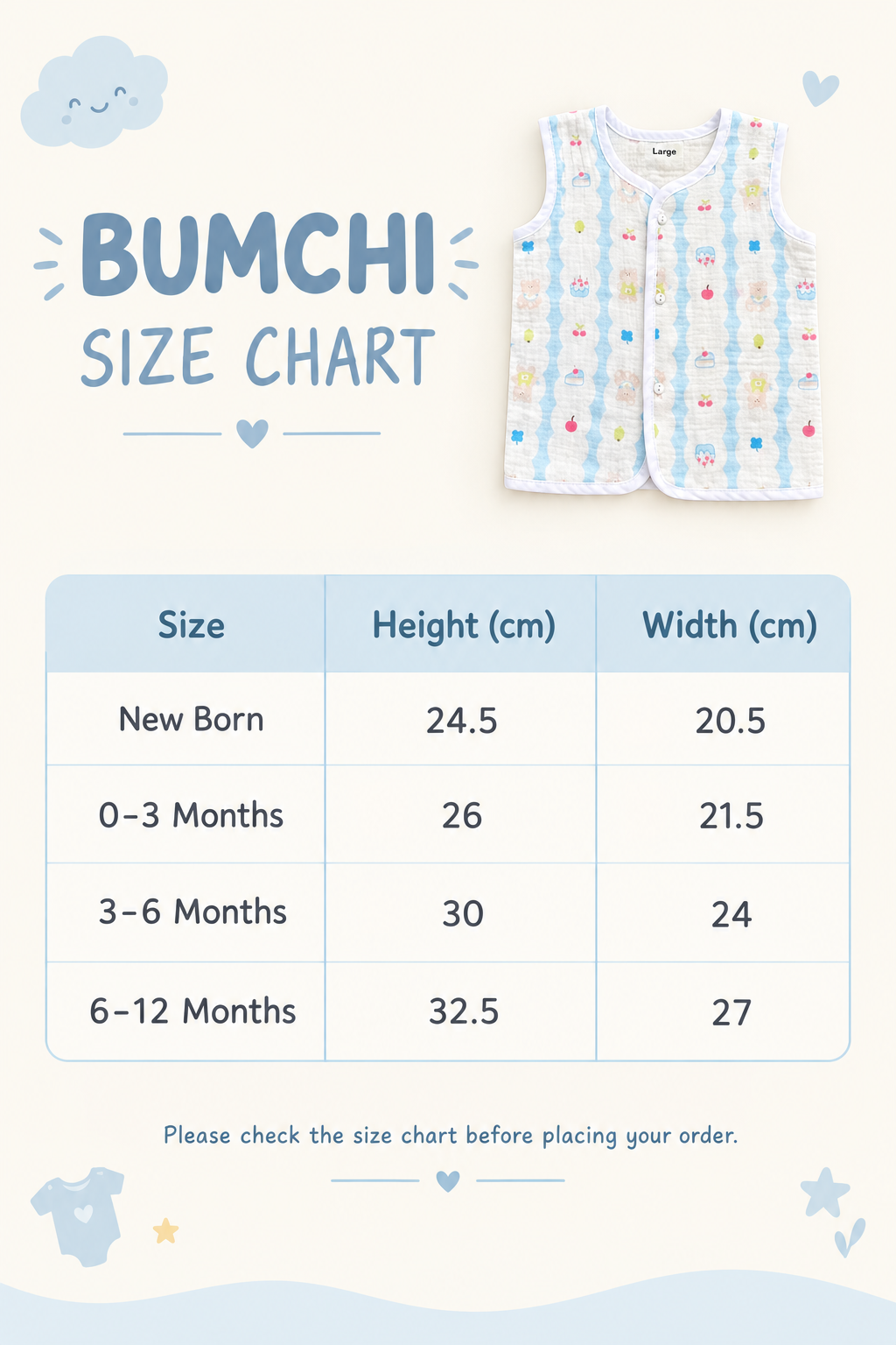 Crinkled Muslin Jablas- Teddy Bear Print