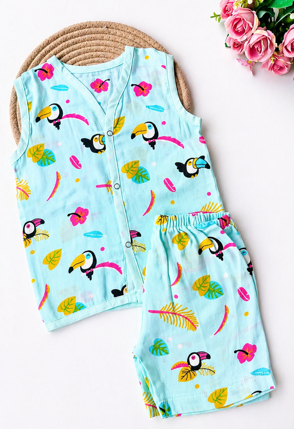 Muslin Co-Ord Sets - Toucan