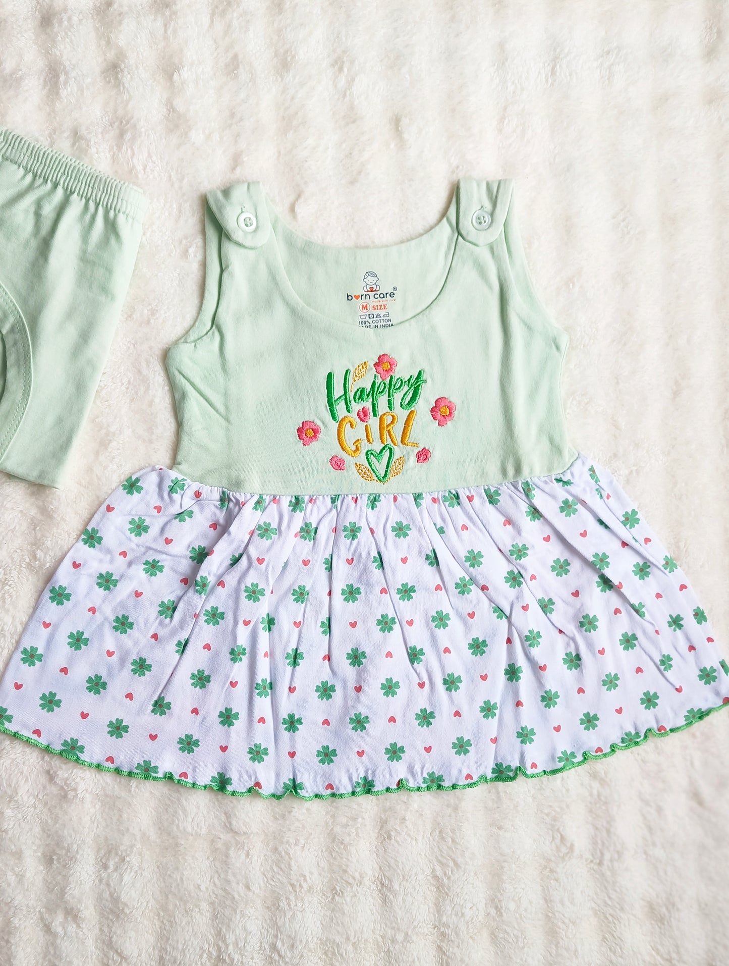 Cotton Shoulder Button Frock