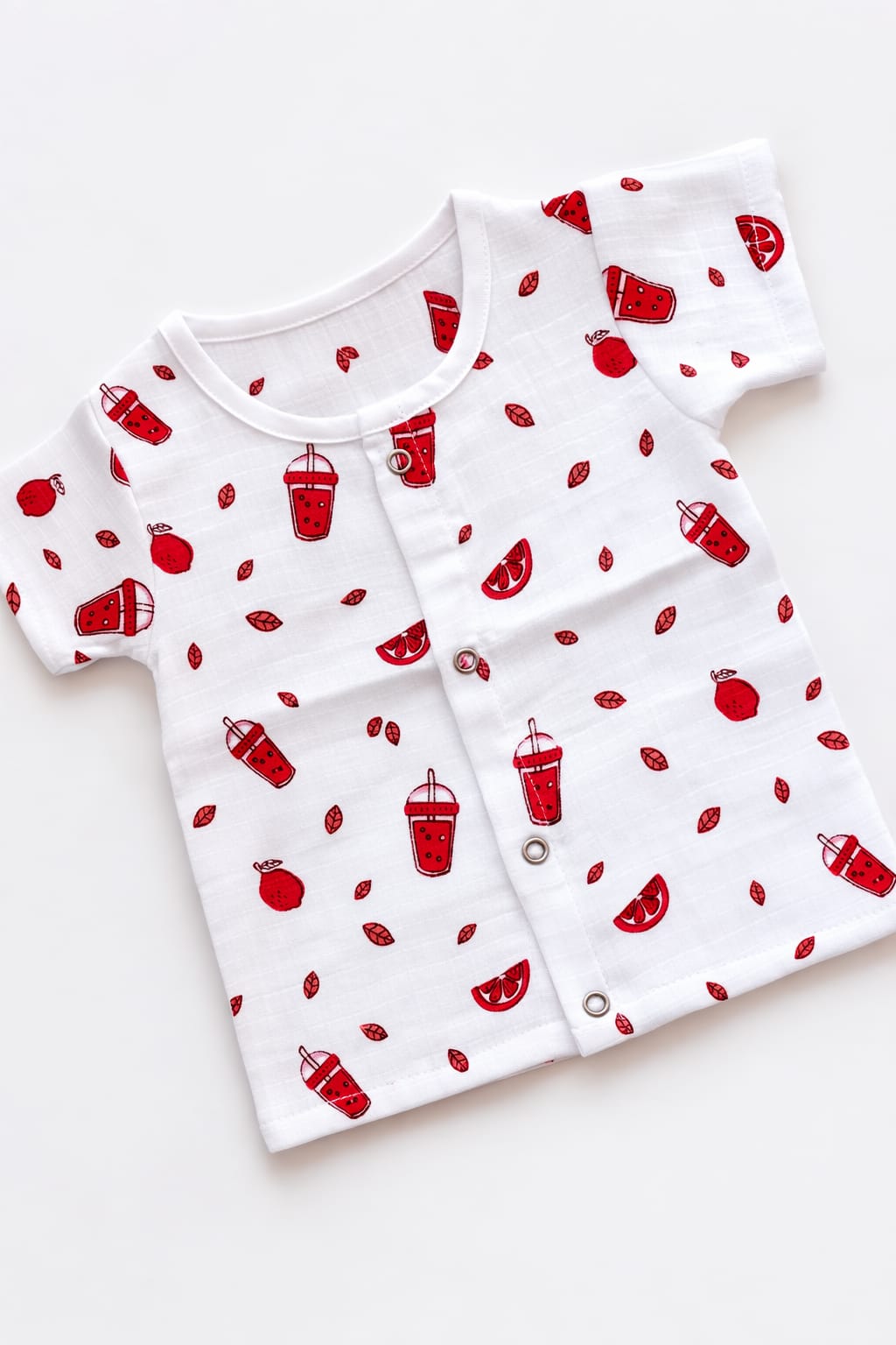 Muslin Half Sleeve Jablas ( 0 - 3 M) - Fruity Drink