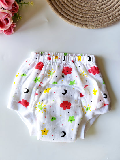 Muslin Padded Underwear - Red Cloud