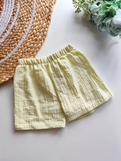Muslin Trousers - Lime Green