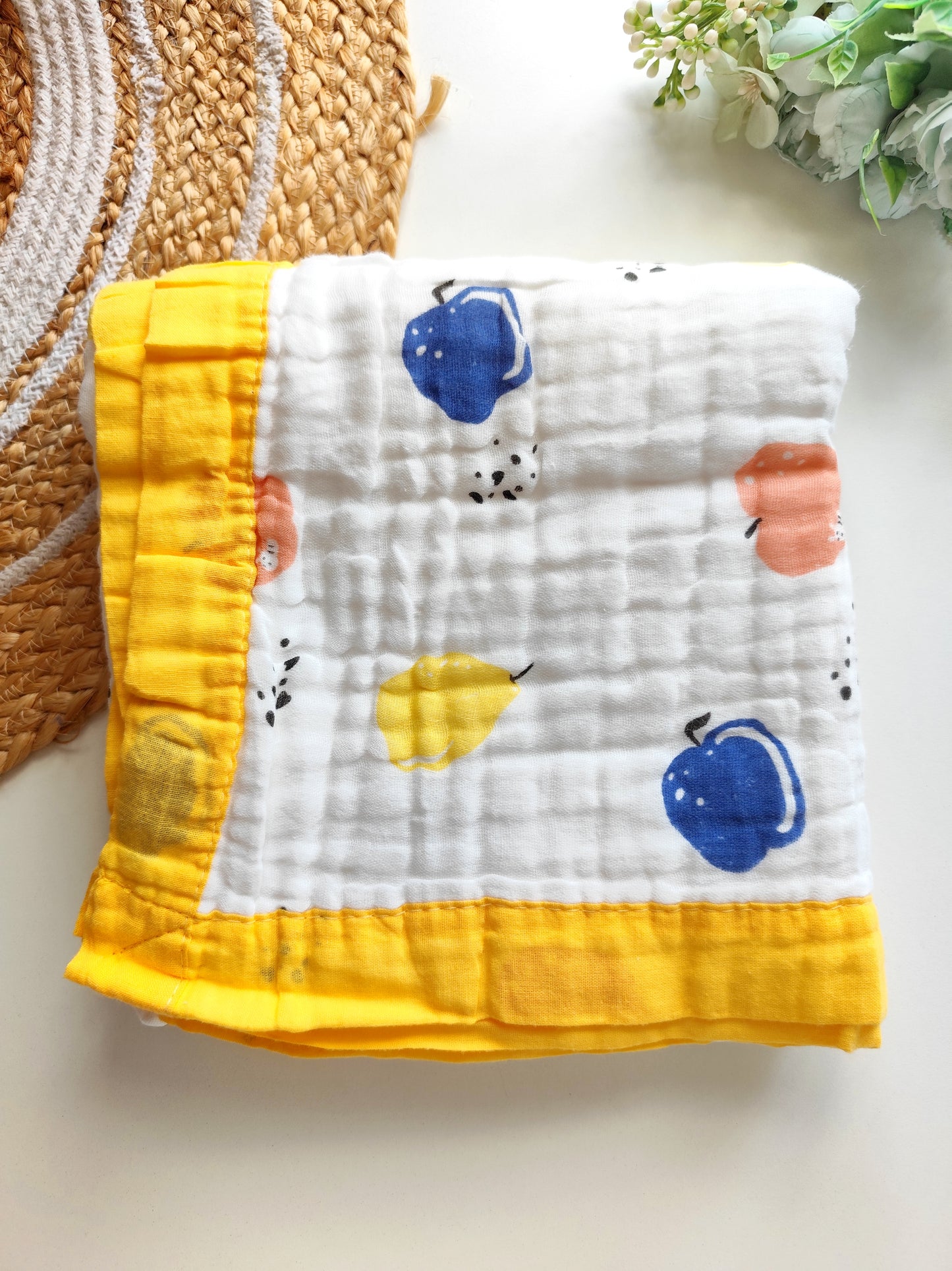 Crinkled Muslin Blanket (6Layered)
