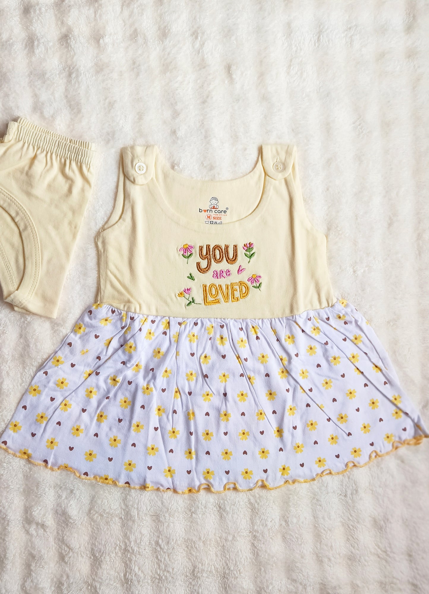 Cotton Shoulder Button Frock