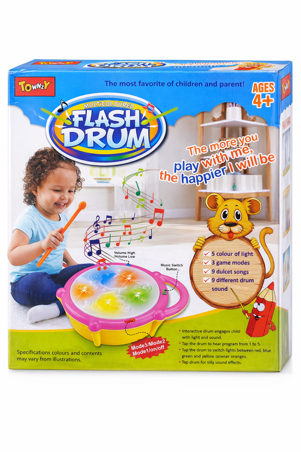 Flash Drum – Musical Toy for Kids