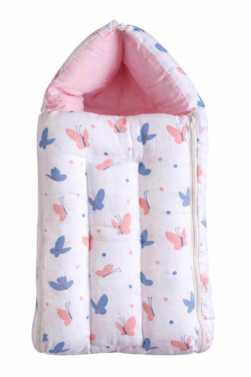 Organic Muslin Carry Bed - Butterfly Print