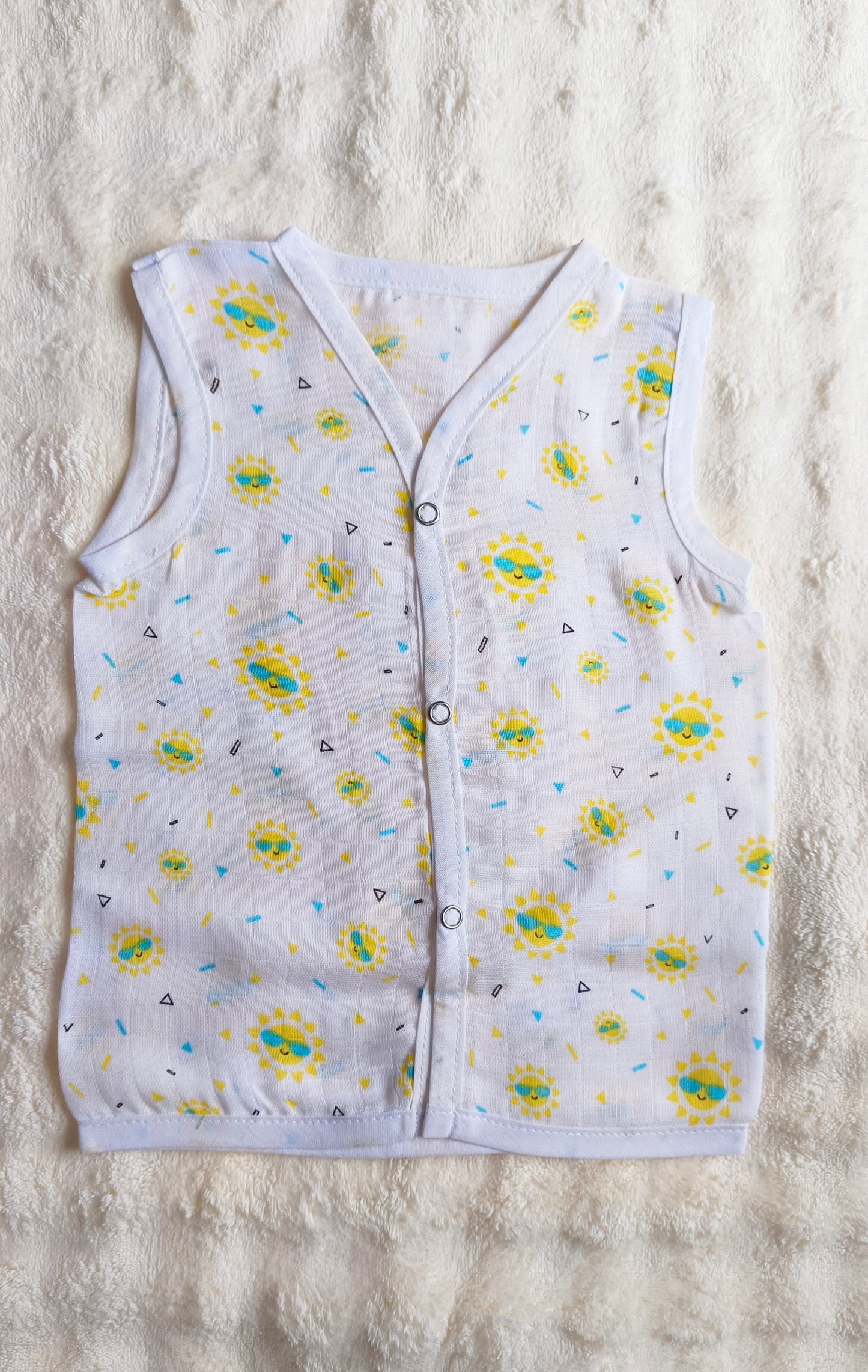 Muslin button jablas "SUNGLASS"