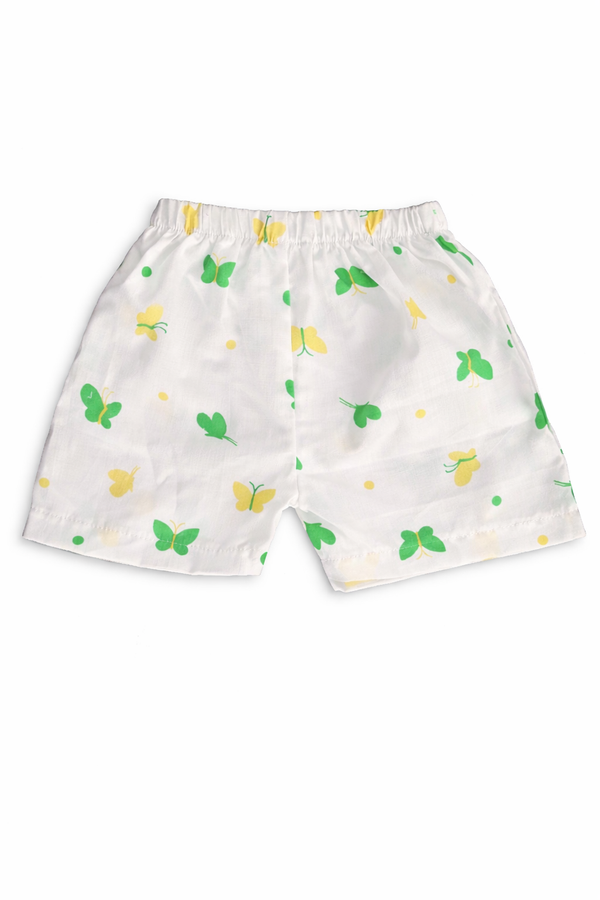 Green Butterfly Cotton Trousers