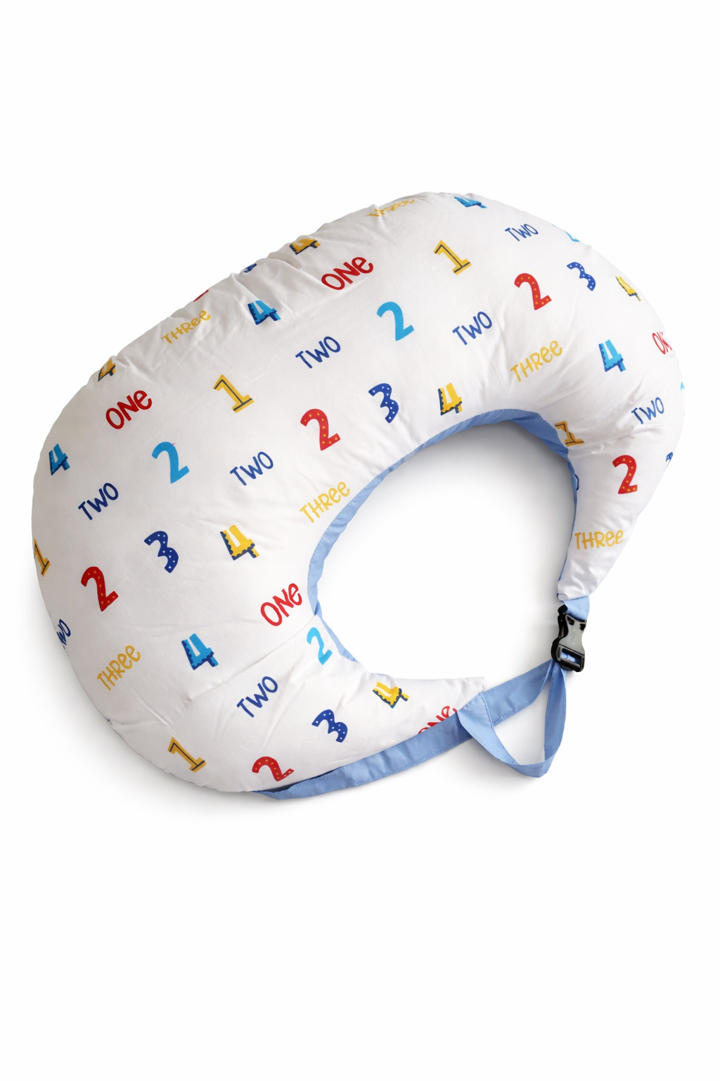 Organic Cotton Feeding Pillow - Numbers Print