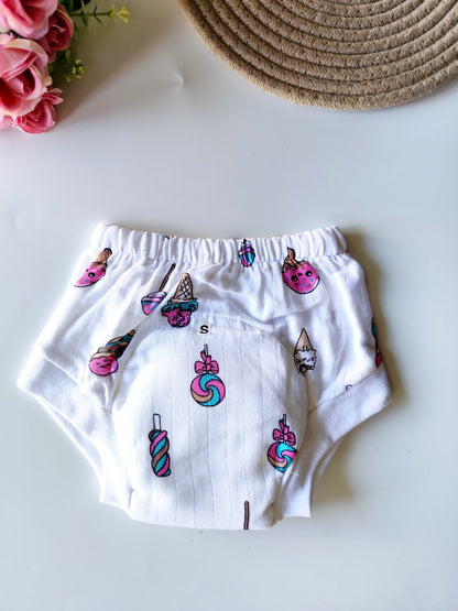 Muslin Padded Underwear - Ice Cream